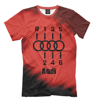 Мужская Футболка Audi - Коробка | Audi | Абстракция