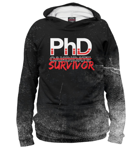 Худи PhD Candidate Survivor для девочек 