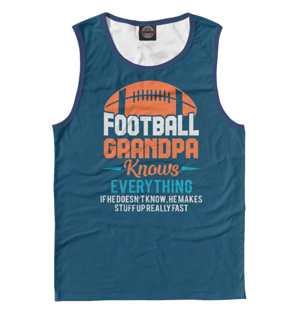 Майка American Football Grandpa для мальчиков 