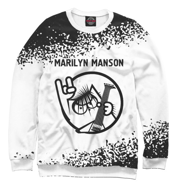 Свитшот Marilyn Manson / Кот для девочек 