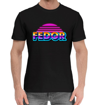 Мужская Хлопковая футболка Fedor
