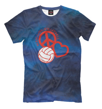 Футболка Peace-Love-Volleyball