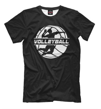 Мужская Футболка Volleyball