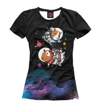 Футболка для девочек Space Guinea Pigs Astronaut