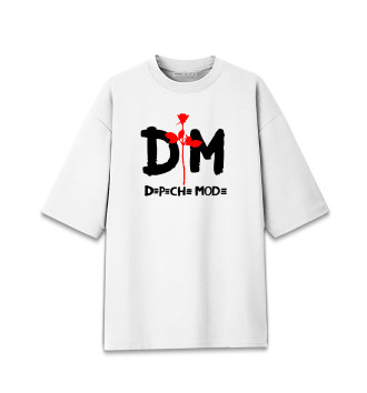 Мужская Хлопковая футболка оверсайз Depeche Mode