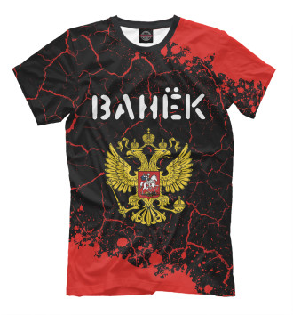 Футболка для мальчиков Ванёк + Россия