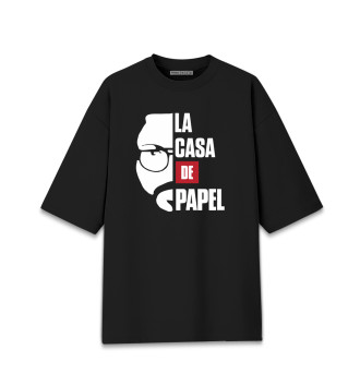 Хлопковая футболка оверсайз La Casa De Papel