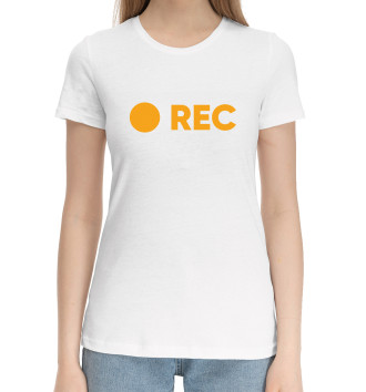 Женская Хлопковая футболка REC