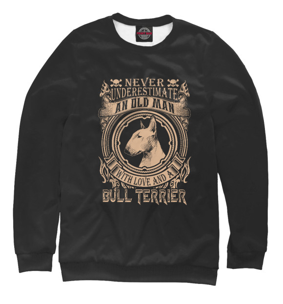 Свитшот Love Bull Terrier для девочек 
