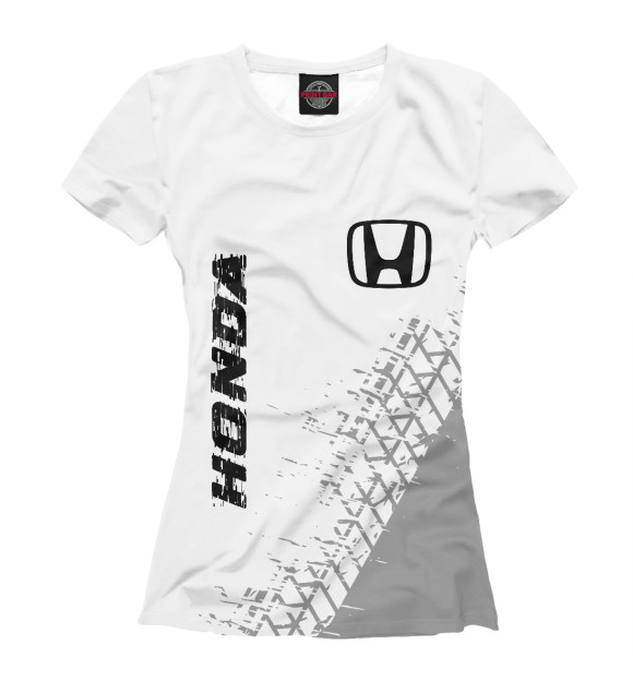 Футболка Honda Speed Tires Белый для девочек 