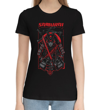 Хлопковая футболка Самурай воин