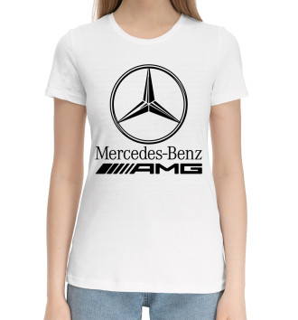 Хлопковая футболка Mercedes-Benz AMG