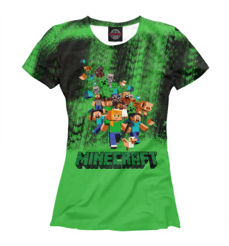 Футболка для девочек MineCraft | Майнкрафт