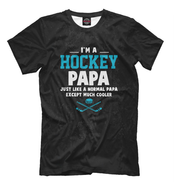 Футболка I'm A Hockey Papa для мальчиков 