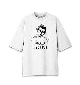 Мужская Хлопковая футболка оверсайз Pablo Escobal