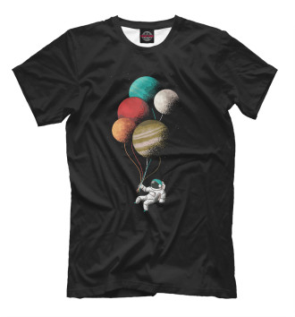 Футболка Астронавт с шариками
