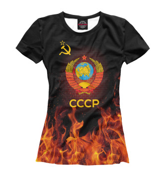 Женская Футболка Символика СССР