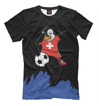 Футболка для мальчиков Dabbing Penguin Switzerland