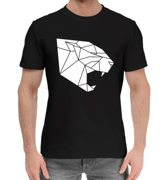 Мужская Хлопковая футболка Triangle pantera