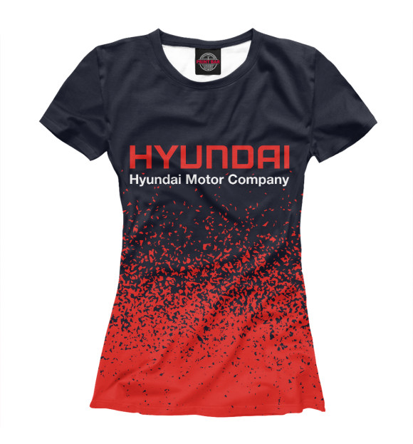 Футболка Hyundai Motor - Paint для девочек 