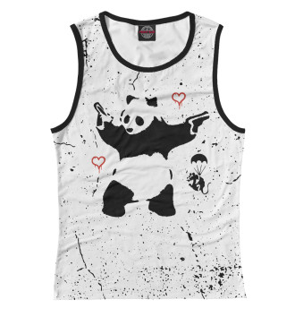 Майка для девочек Banksy Бэнкси панда