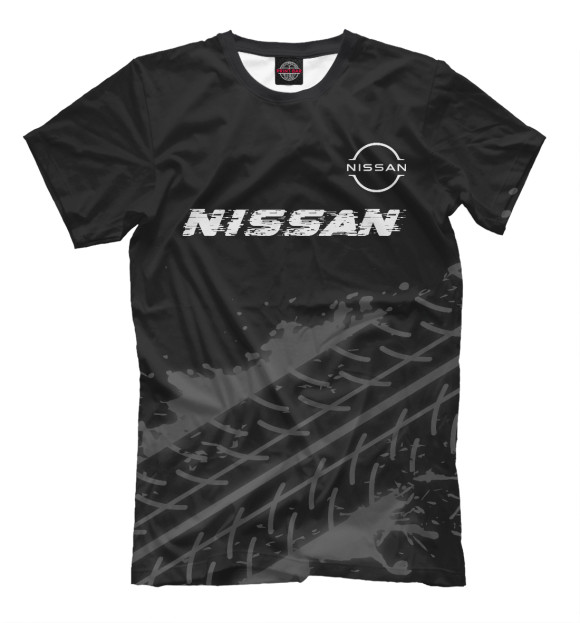 Футболка Nissan Speed Tires на темном для мальчиков 