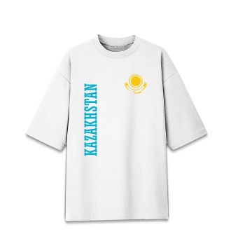 Хлопковая футболка оверсайз Казахстан