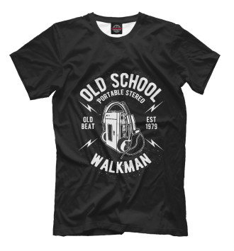 Футболка для мальчиков Old school walkman