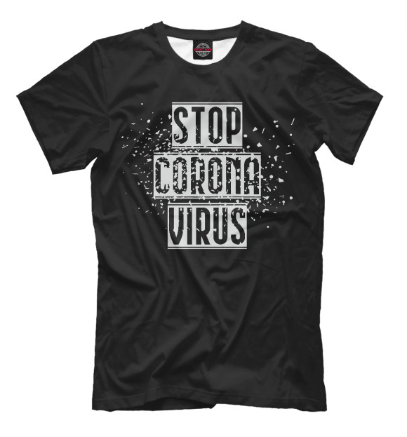 Футболка Stop coronavirus для мальчиков 