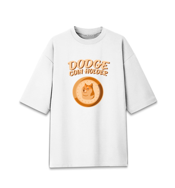 Мужская Хлопковая футболка оверсайз Dodge Coin Holder