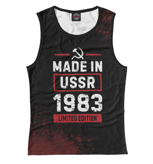 Майка Made In 1983 USSR для девочек 