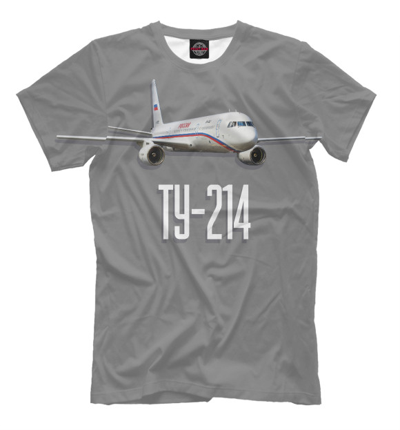 Футболка Самолет Ту-214 для мальчиков 