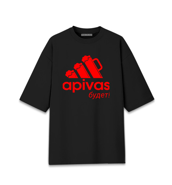 Женская Хлопковая футболка оверсайз Apivas - Будет