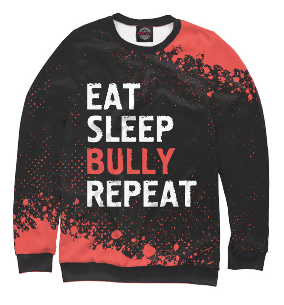 Свитшот Eat Sleep Bully Repeat для мальчиков 