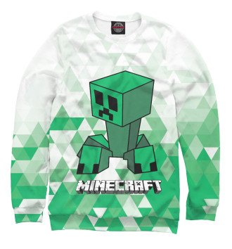 Свитшот для девочек Minecraft Creeper Logo