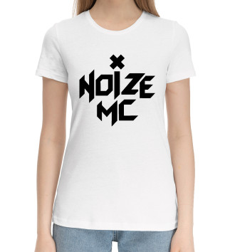 Женская Хлопковая футболка Noize MC