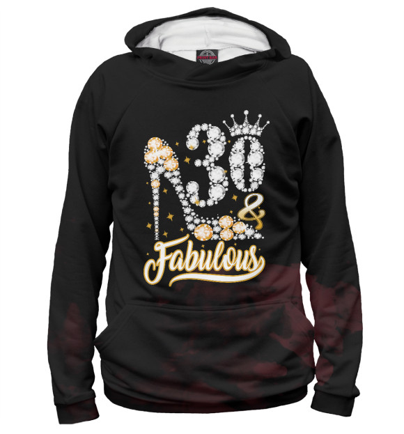 Худи 30 Fabulous для девочек 