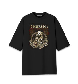 Хлопковая футболка оверсайз Therion