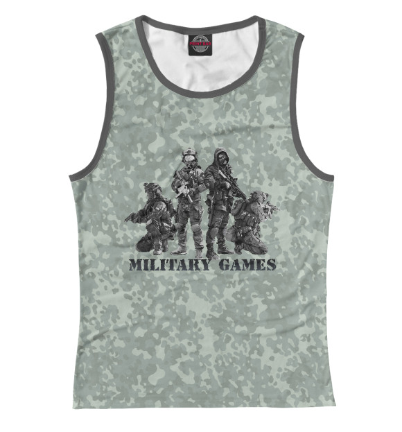 Майка Military Games для девочек 