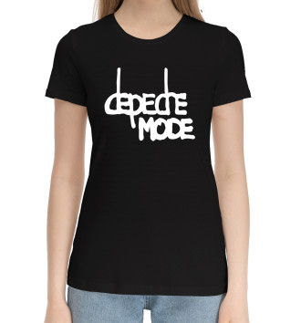 Хлопковая футболка Depeche mode