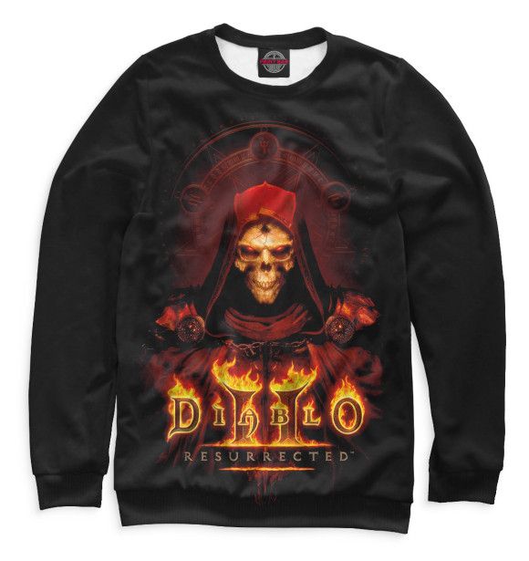 Свитшот Diablo II: Resurrected для девочек 