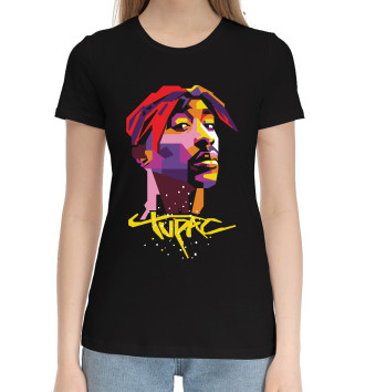 Хлопковая футболка Tupac