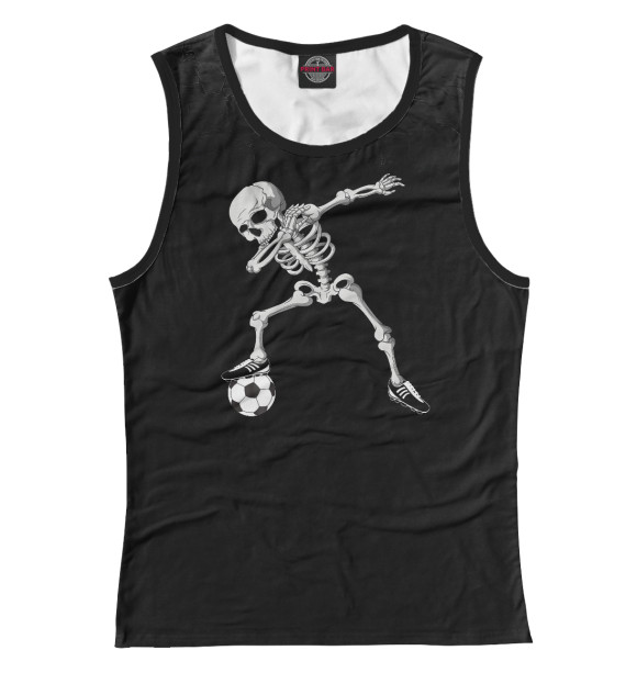 Майка Dabbing Skeleton Soccer для девочек 