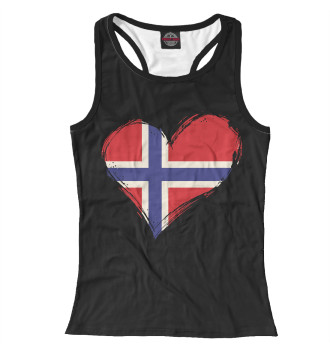 Женская Борцовка Сердце Норвегии (флаг)