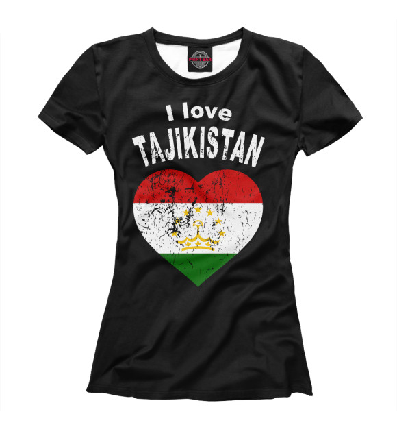 Футболка Tajikistan для девочек 