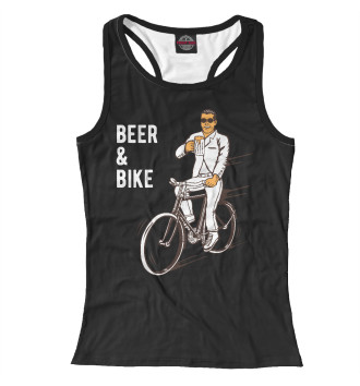 Женская Борцовка Велосипед и пиво