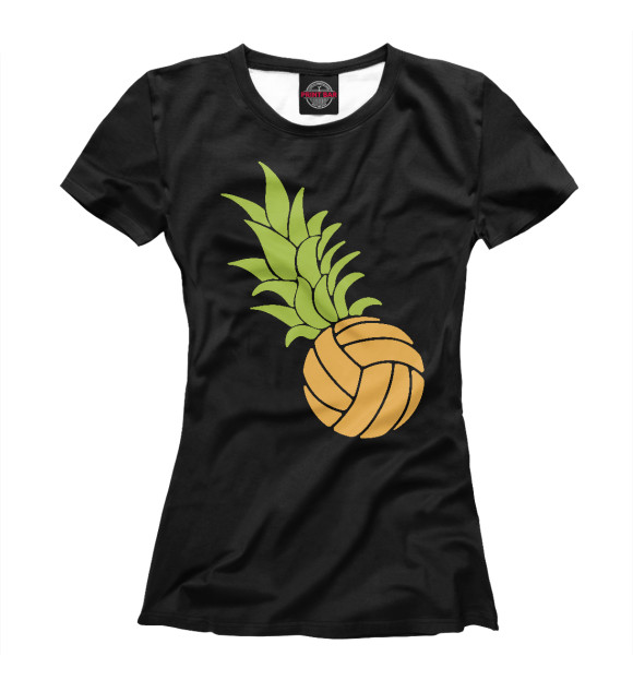 Футболка Волейбольный ананас для девочек 