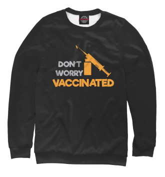 Свитшот для девочек Vaccinated