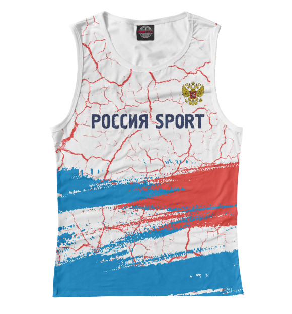 Майка Россия - Герб | Россия Sport для девочек 