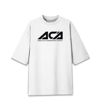 Женская Хлопковая футболка оверсайз АСА